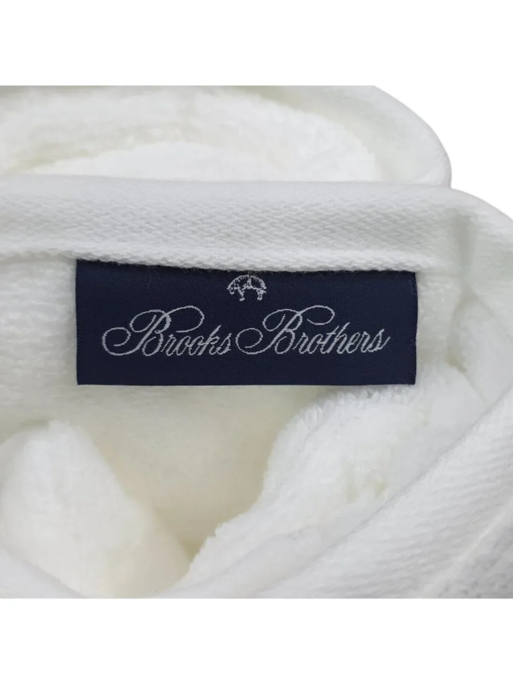 Brooks Brothers 2 Pack White Hand Towels 18